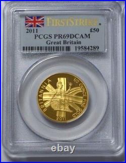 2011 United Kingdom 4 Piece Gold Proof Collection PCGS PF69 DCAM First Strike