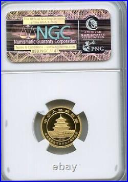 2012 China Issuance of Gold Panda, 2 Coin Set, G50Y & S3Y, NGC PF 70 Ultra Cameo