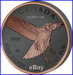2014,2015 4 Oz Silver $5 GOLDEN ENIGMA BIRDS OF PREY Set Coins