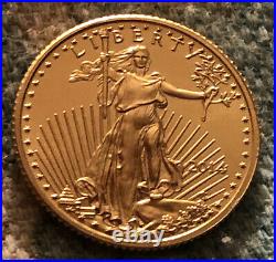 2014 American Gold Eagle 1/10 oz $5 Collectible Coin