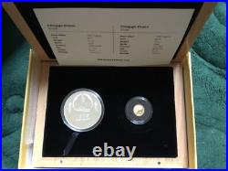 2014 Bank Of Mongolia CHINGGIS KHAAN 1000 Togrog Gold & Silver Coins Set