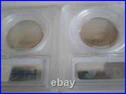 2014 Baseball Hof 6 Coin Collection-gold, Silver, Clad Pcgs 70 +bonus