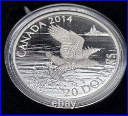 2014 Canada Bald Eagle (3) 1 oz. Silver Coin & 1/10 Gold & Platinum 5 Coin Set