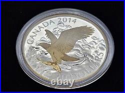 2014 Canada Bald Eagle (3) 1 oz. Silver Coin & 1/10 Gold & Platinum 5 Coin Set