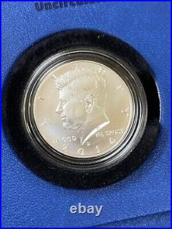 2014 Kennedy Half-Dollar 50th Anniversary Silver Coin Collection. Perfect