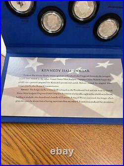 2014 Kennedy Half-Dollar 50th Anniversary Silver Coin Collection. Perfect