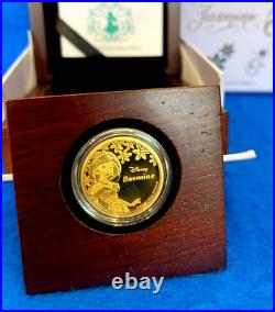 2015 Disney Princess Jasmine 1/4 Oz. Gold Proof Coin #04/1000