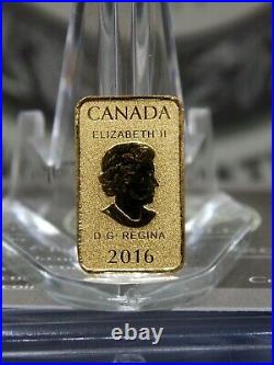 2016 $25 Royal Canadian Mint Gold Bar 1/10oz. 9999 East Coast Coin & Collectable
