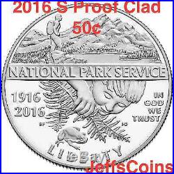 2016 3 Coin Set 100th Anniversary National Park Service New W $5 Gold Proof 16CG