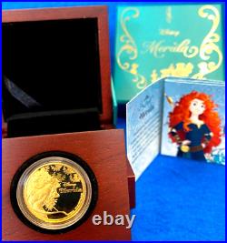 2016 Disney Princess Merida 1/4 Oz. Gold Proof Coin #264/1000