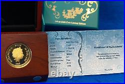 2016 Disney Princess Merida 1/4 Oz. Gold Proof Coin #264/1000