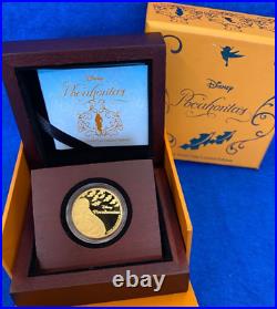 2016 Disney Princess Pocahonitas 1/4 Oz. Gold Proof Coin #124/1000