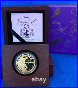 2016 Disney Princess Rapunzel 1/4 Oz. Gold Proof Coin #11/1000