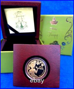 2016 Disney Princess Tiana 1/4 Oz. Gold Proof Coin #248/1000