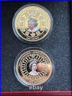 2016 Queen Elizabeth II's 90th Birthday Imperial Crown Collection Coin 24kt Gold