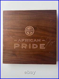 2017 African Pride 11 Gold Proof Coin Collection Wild Nature In Wooden Box