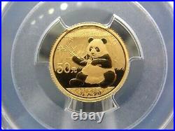 2017 China Panda 50 Yn Gold. 999 PCGS MS69 FS East Coast Coin & Collectables Inc