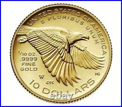 2018 American Liberty One-Tenth Ounce Gold Proof Coin Collection Rare US Mint