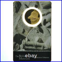 2018 British Museum Masterpiece Collection 1/4OZ Fine Gold Proof. 999 Gladiator