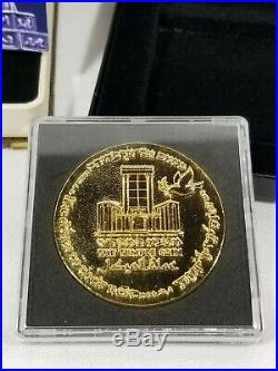 2018 King Cyrus Trump Jewish Temple Israel Gold PL Coin LIMITED FIRST MINT 1/700