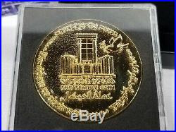 2018 King Cyrus Trump Jewish Temple Israel Gold PL Coin LIMITED FIRST MINT 1/700