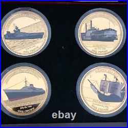 2018 Tristan Da Cunha Legendary Shipwrecks Gold Crown Collection Bradford #96u