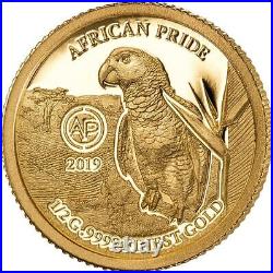 2019 African Pride 13 Nation 13 Gold Proof Coin Coins Collection Wild Nature