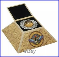 2019-P 2 Oz Silver $2 Tuvalu GOLDEN TREASURES OF ANCIENT EGYPT MS70 FS Coin