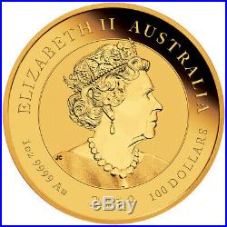 2019 P Australia Apollo 11 Moon Landing 1 oz Gold $100 Coin GEM BU SKU57689