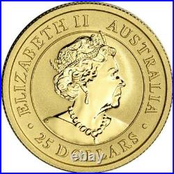 2020 1/4 Oz GOLD $25 AUSTRALIAN WILDLIFE PCGS MS69 Gold Shiel Label Coin