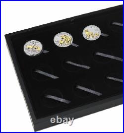 2020-2031 Australia Lunar 12-Coin GILT Collection Case + 3x issued 1oz Silver $1