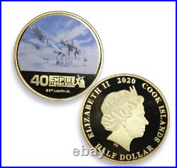 2020 COOK IS. 50c STAR WARS 40th ANNIV ESB SET OF 3 GOLD GILT NGC PF68 UC COIN