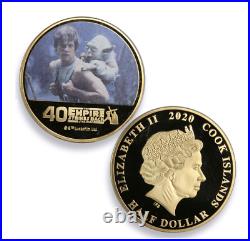 2020 COOK IS. 50c STAR WARS 40th ANNIV ESB SET OF 3 GOLD GILT NGC PF68 UC COIN