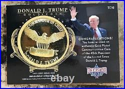 2020 Decision 2020 Donald Trump Gold Coin #TC10 POTUS 42/45