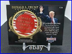 2020 Decision Series 2 Donald J. Trump 45th President /45 Gold Coin MAGA #TC10