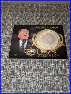 2020 Decision Series 2 Donald J. Trump Gold Coin TC1 #42/45
