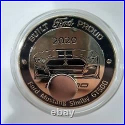 2020 Ford Shelby GT500/Senior Master Collector Coin Rare New