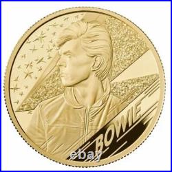 2020 Gold Proof David Bowie £200 (2 oz.) Royal Mint Coin. Limited Edition Of 100