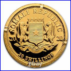 2020 Somalia/Congo 3-Coin Gold Proof Wildlife Collection SKU#221636