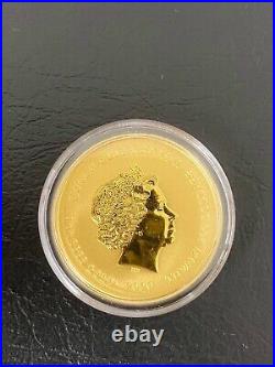 2020 TUVALU 1oz Homer Simpson Gold Coin 100 Dollars. 9999 Collectible Invest