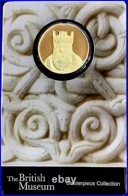 2021 Gold Solomon Islands $25 British Museum 1/4 Oz Coin Masterpiece Collection