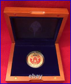 2021 WDW 50th Anniversary 24k Gold Plated Mickey Castle Coin Limited Edition