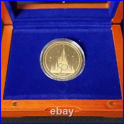 2021 Walt Disney World 50th Anniversary 24kt Gold Plated E Ticket & Mickey Coin