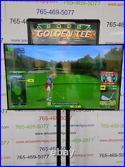 2022 Golden Tee Pedestal by Incredible Technologies COIN-OP Arcade Video Game