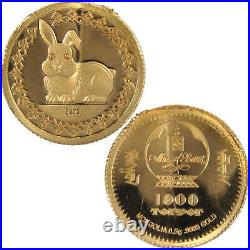 2023 Lunar Collection Year of the Rabbit Gold 1000 Proof SKUI2661