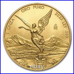 2023 Mexico Gold Libertad 1 oz Onza MS-70 PCGS First Day Issue