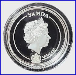 2023 Samoa 1 oz Silver Strelitzia $5 Proof Coin Golden Flower Collection