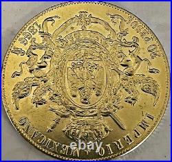 20 Pesos Mexico Gold Coin Mo 1866 Imperio Mexicano Maximiliano Read Description