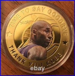 24K GOLD COIN KOBE BRYANT LAKERS LIMITED EDITION &KOBE BRYANT 8x10 GLOSSY POSTER