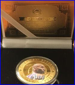 24K GOLD COIN KOBE BRYANT LAKERS LIMITED EDITION &KOBE BRYANT 8x10 GLOSSY POSTER